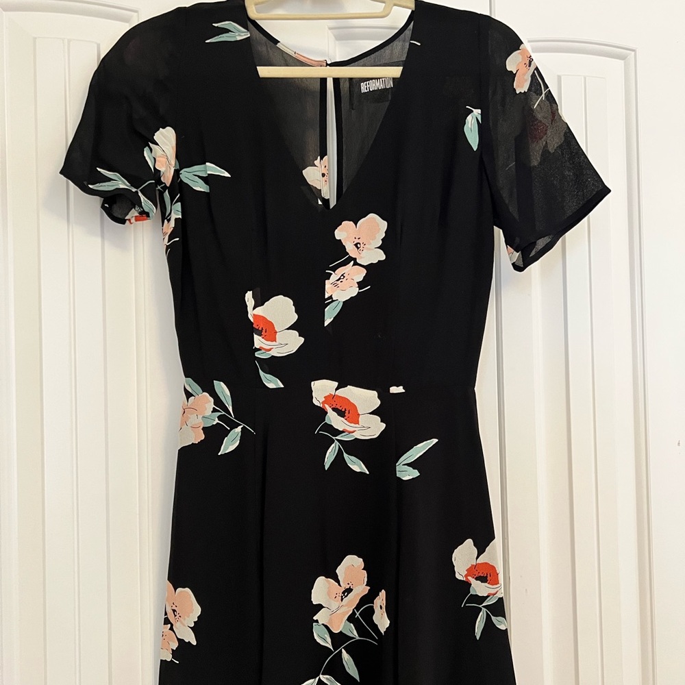 Reformation Gabriella dress in ornament
